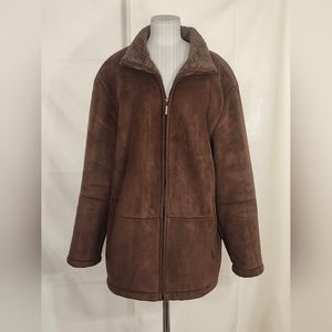EUC Weatherproof faux suede jacket